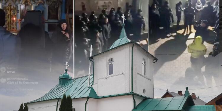 VIDEO Preoți și enoriași ai bisericii subordonate Patriarhiei Ruse au atacat un lăcaș de cult monument istoric din Republica Moldova. Ciocniri cu Poliția / De la ce a plecat conflictul ortodox