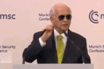 VIDEO Moment savuros la Conferința de Securitate de la Munchen: Ischinger readuce în scenă ochelarii purtați de Emmanuel Macron la Davos
