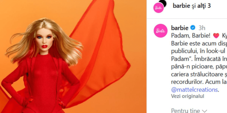 Mattel lansează o păpușă Barbie inspirată de Kylie Minogue