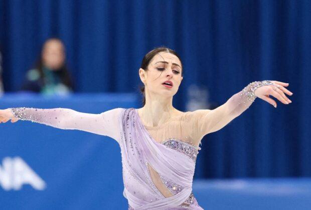 Americanii au intervievat-o pe Julia Sauter după exercițiul spectaculos de la programul liber: ”Wow! Nu m-am gândit niciodată la așa ceva”