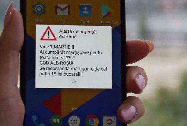 RO-Alert va trimite un mesaj la 4 dimineața că se apropie Mărțișorul