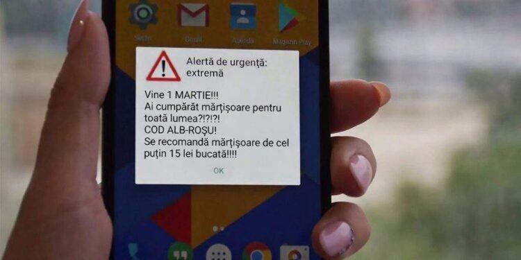 RO-Alert va trimite un mesaj la 4 dimineața că se apropie Mărțișorul