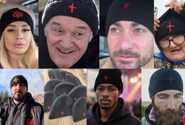 Mii de români poartă plusul roşu pe căciulă în semn de susţinere faţă de matematicianul Nicuşor Dan