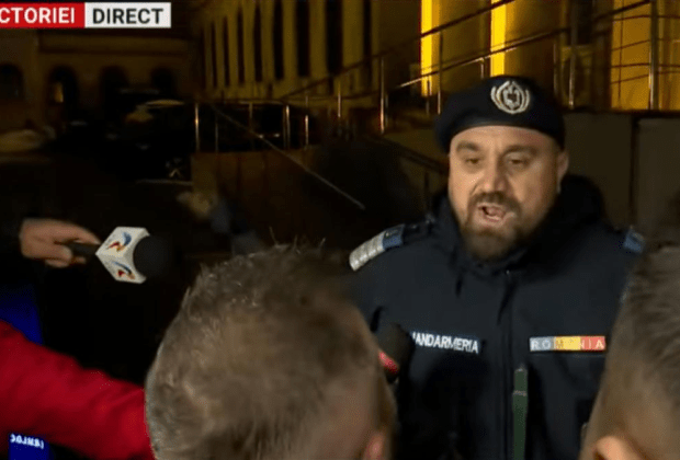 Scandal la Guvern: Cosmin Dorobanțu (ANP) a vrut să intre peste Ilie Bolojan. Jandarm: S-a terminat programul cu publicul / video