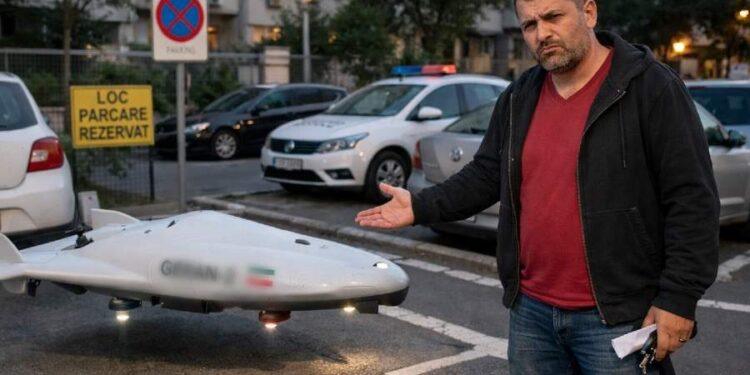 Escaladare! Un bucureștean acuză că a găsit locul de parcare ocupat de o dronă