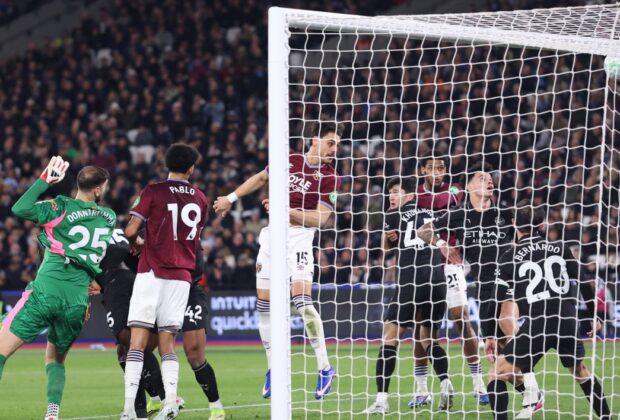 West Ham – Manchester City 1-1, ACUM pe VOYO. Probleme pentru oaspeți