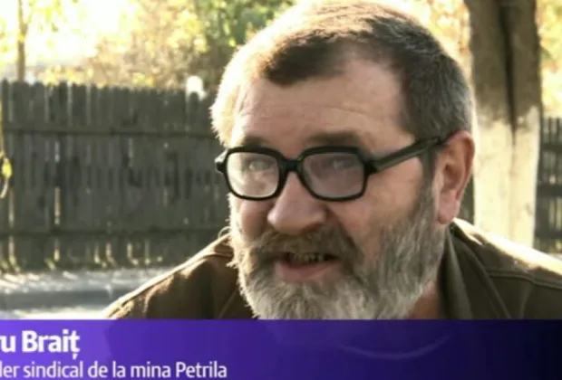 A murit Petru Braiț, liderul minerilor, inculpat alături de Ion Iliescu și Miron Cozma
