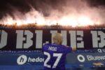 Show cu Bad Blue Boys după ce Dinamo Zagreb a devenit campioană în Croația înainte să joace!