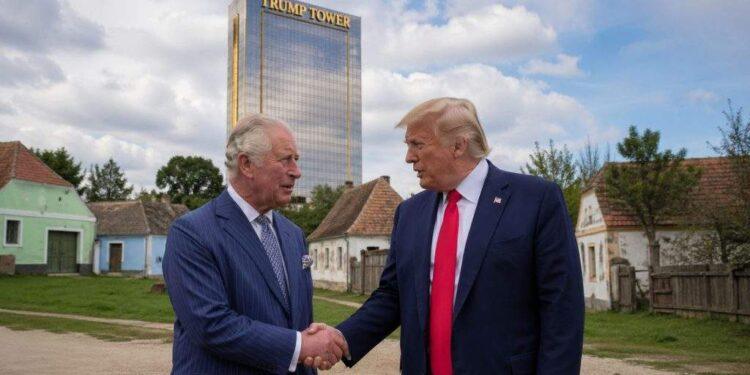 Vom avea Trump Tower în România! Charles i-a făcut cadou lui Trump moşia de la Viscri
