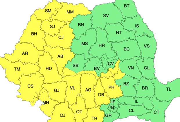 Se strică vremea. Fenomene severe imediate. A fost emis Cod Portocaliu de vijelii puternice și averse